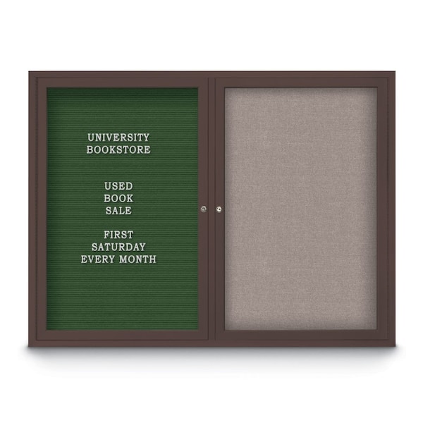 Corkboard, 24"x36", Black/Black